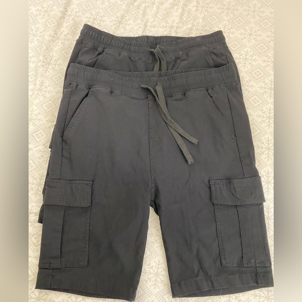 Black Cargo Shorts Bundle: Galaxy By Harvic